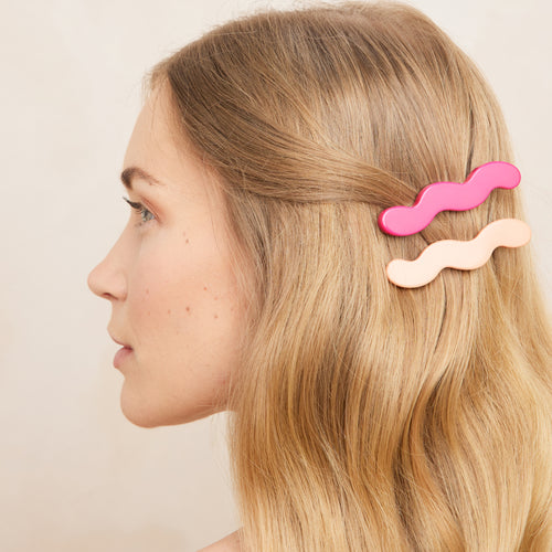 Barrette River Fuschia