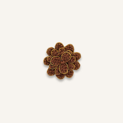Broche Floris Vison