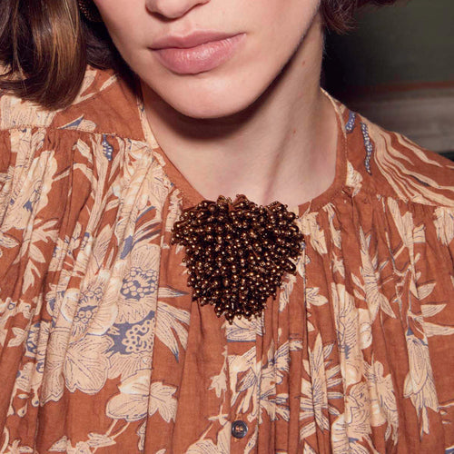 Broche Chouchou Mordore