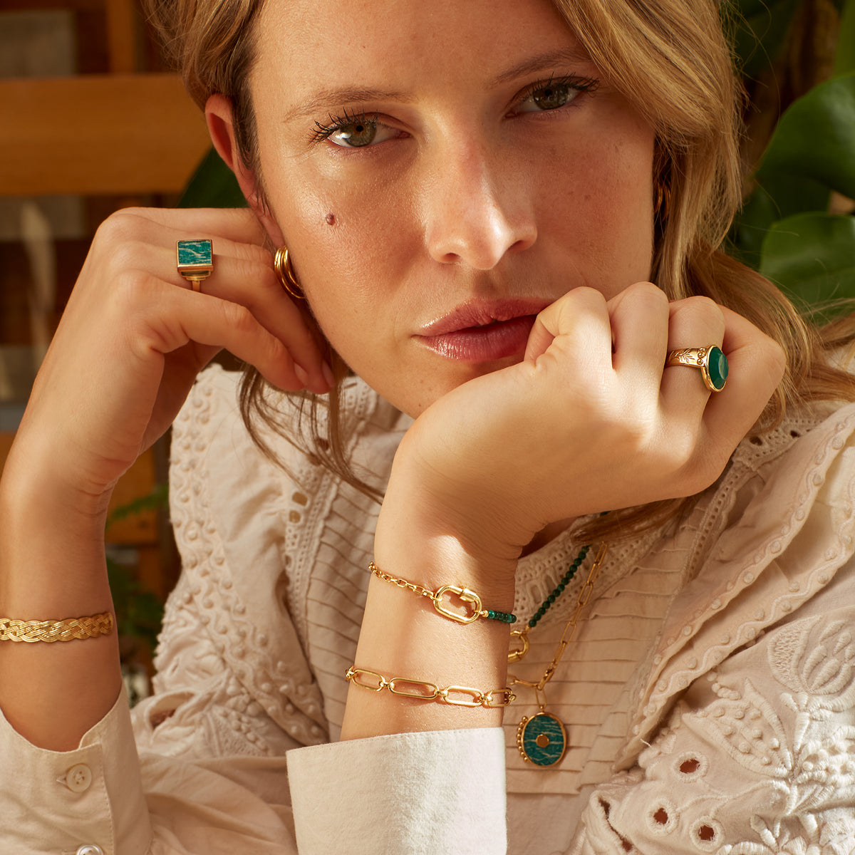 Bague Diana Amazonite