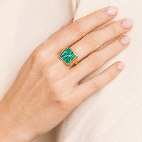 Bague Diana Amazonite