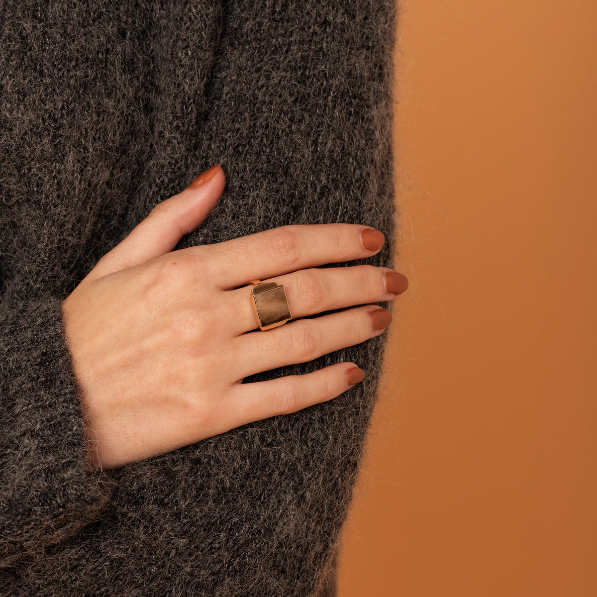 Bague Diana Bois Petrifie.