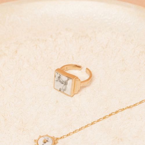 Bague Diana Howlite