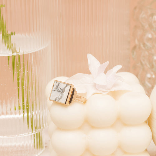 Bague Diana Howlite