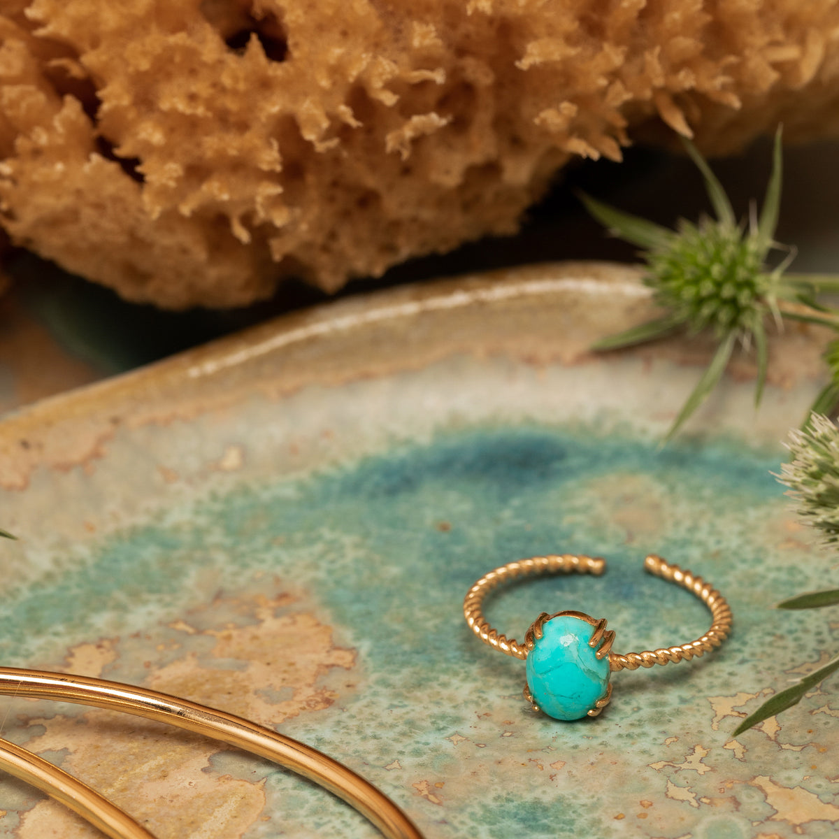 Bague Camelia Turquoise