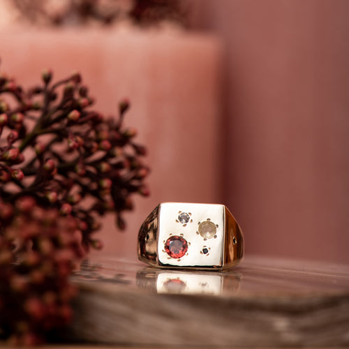 Bague Janis Spinelle Noire