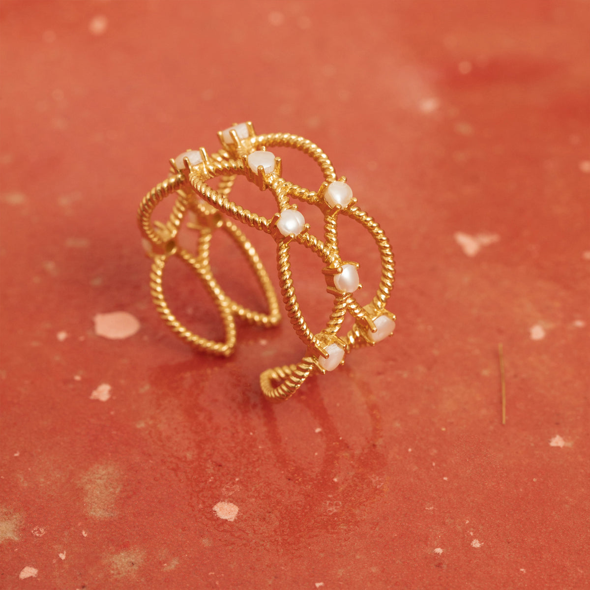 Bague Amiy Perle Blanche