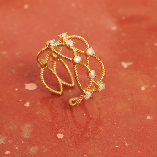 Bague Amiy Perle Blanche