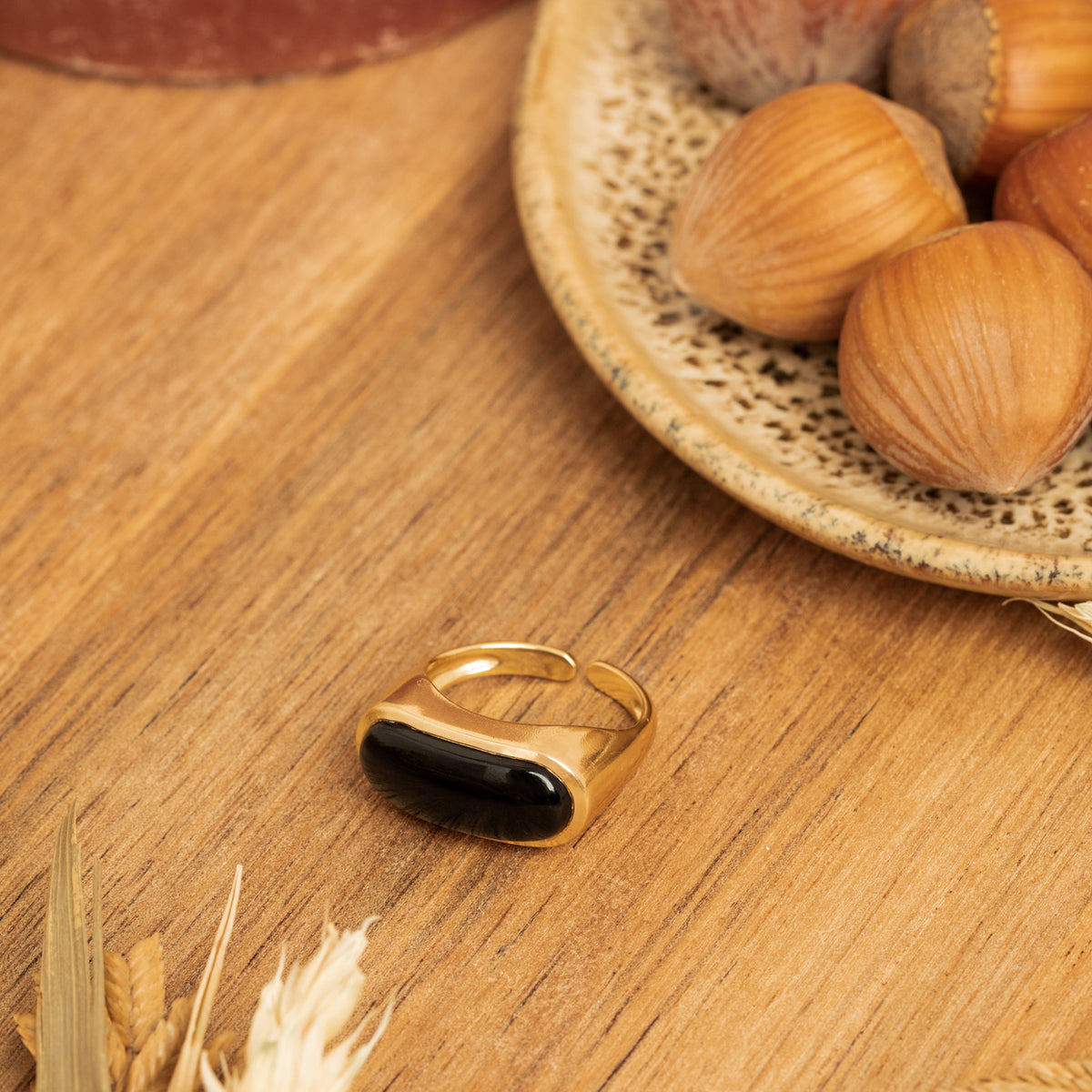 Bague Poema Onyx Noir