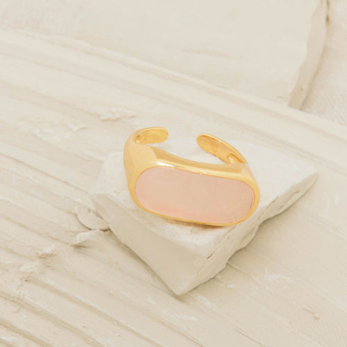 Bague Poema Quartz Rose