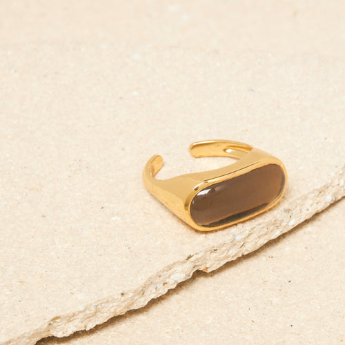 Bague Poema Quartz Fume
