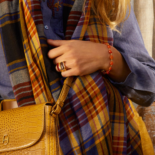 Bague Poema Onyx Rouge