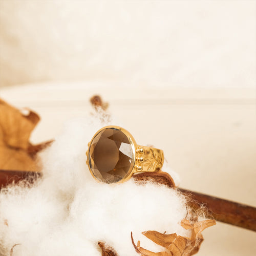 Bague Vickie Quartz Fume