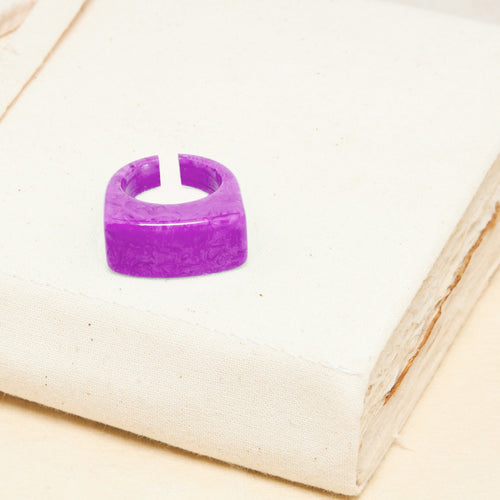 Bague Luis Purple Cristal