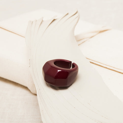Bague  Mona Bordeaux