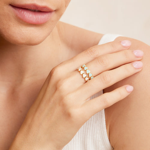 Bague Cora Blanc