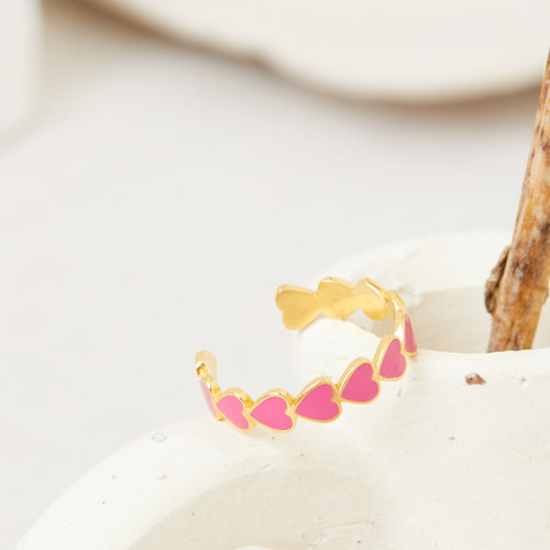 Bague Cora Fuschia