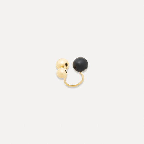 bague Maude  Noir
