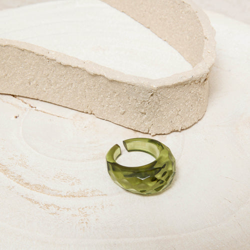 Bague Abbie Avocat Transparent
