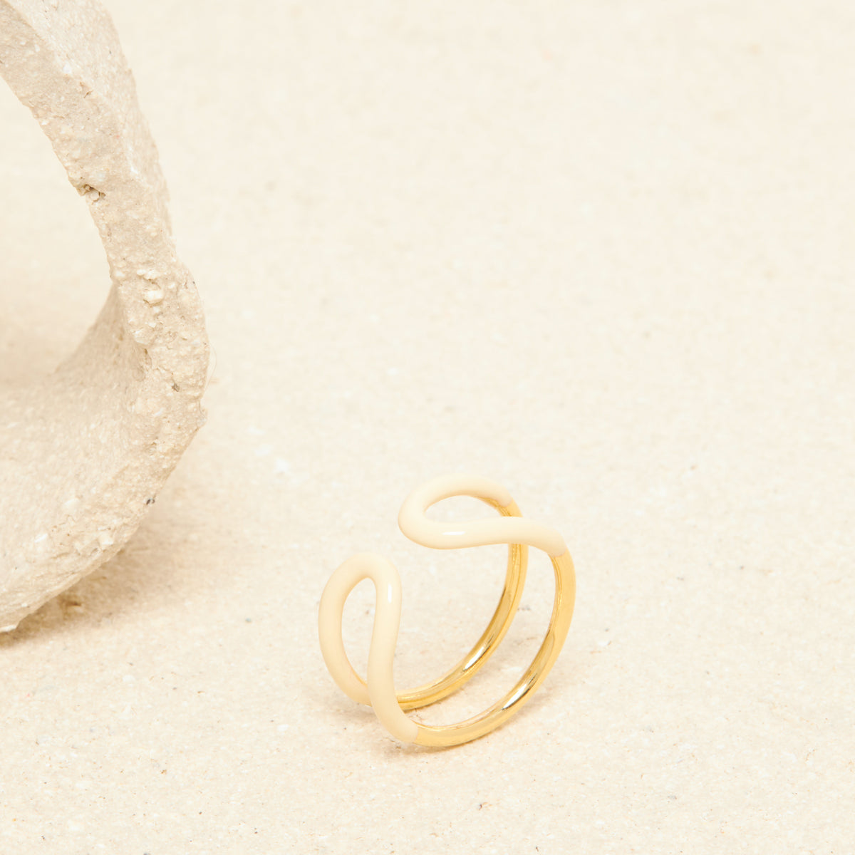 Bague Leyya Ecru