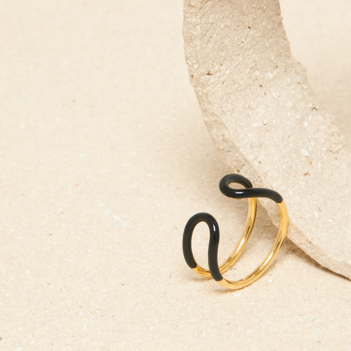 Bague Leyya Noir