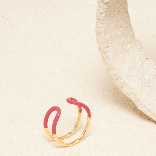 Bague Leyya Pourpre