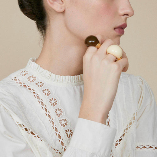 Bague  Okan Ecru
