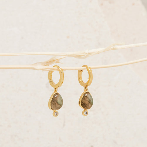 Créoles Naomi Labradorite