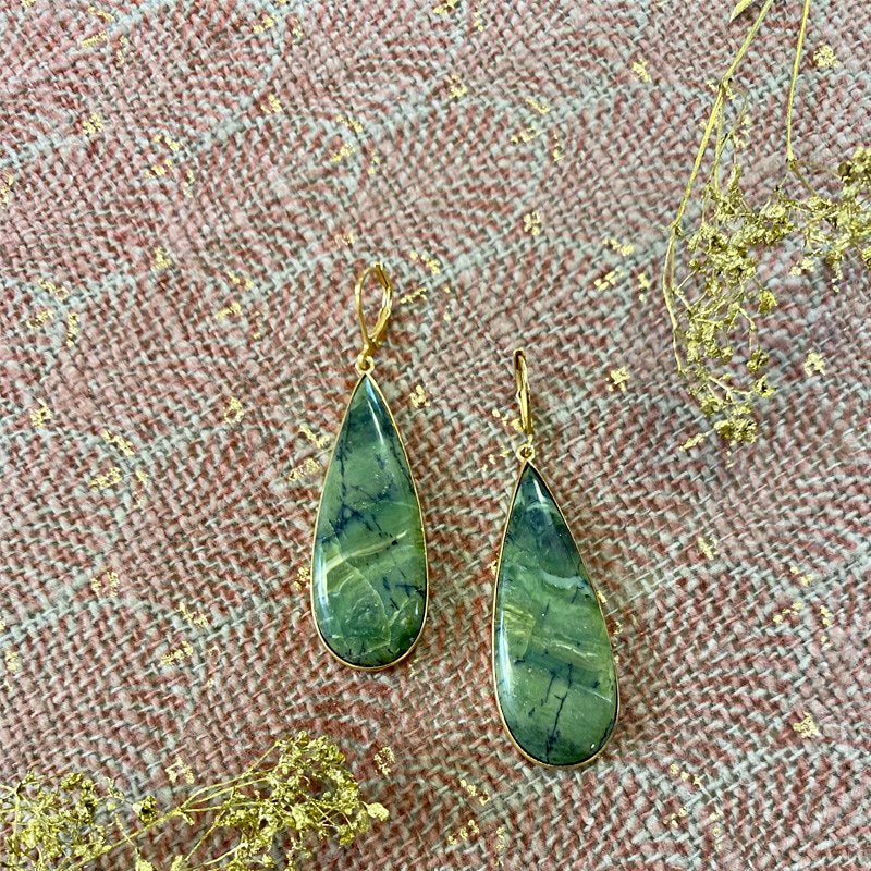 Boucles D'Oreilles Sophia Opale Imperiale