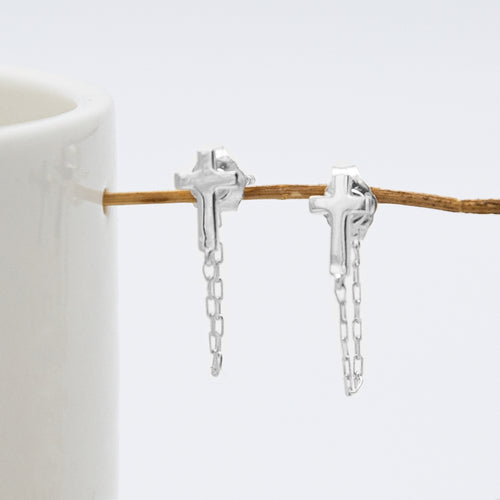 Boucles d'oreilles Darie Argent.