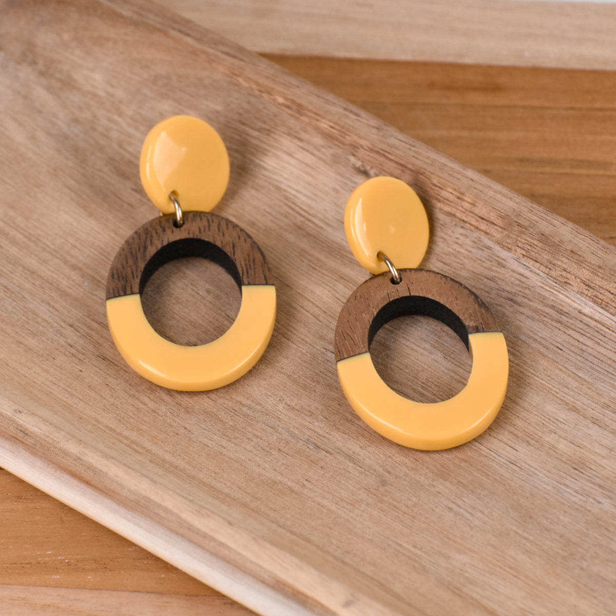 Boucles d'oreilles Melina Mimosa.