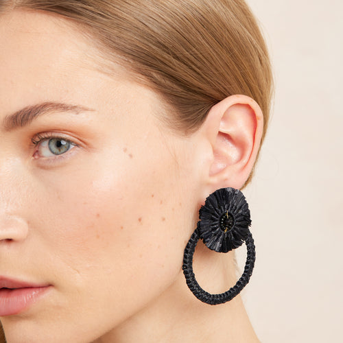 Boucles D'Oreilles Naeli Noir