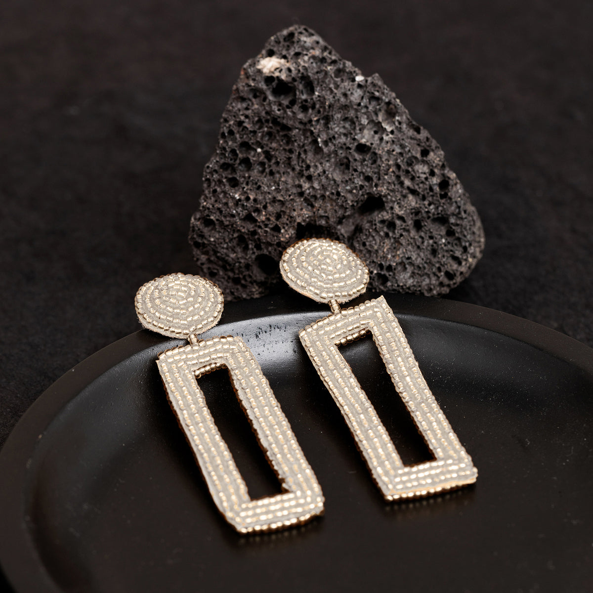 Boucles d'oreilles Nine Argent.