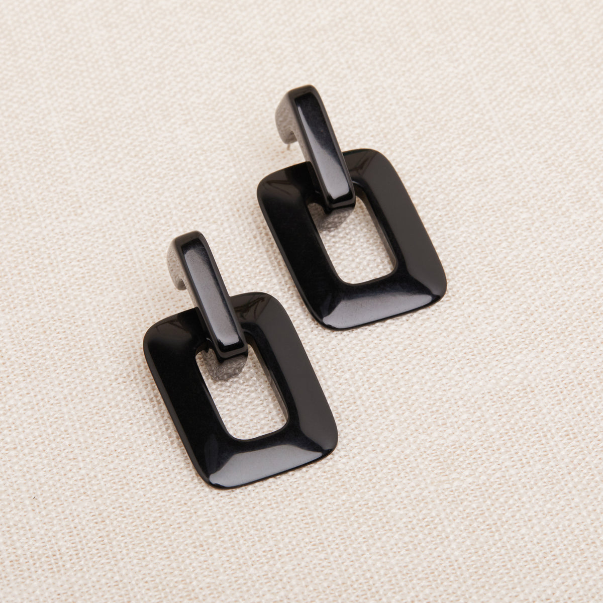 Boucles D'Oreilles Violaine Noir