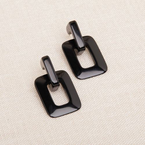 Boucles D'Oreilles Violaine Noir