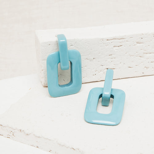 Boucles D&#39;Oreilles Violaine Turquoise