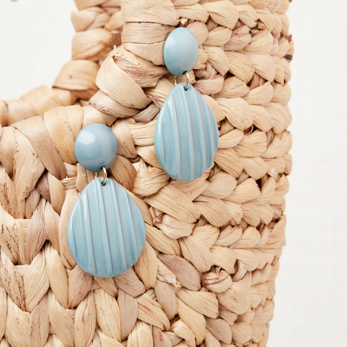 Boucles D'Oreilles Fany Aquamarine