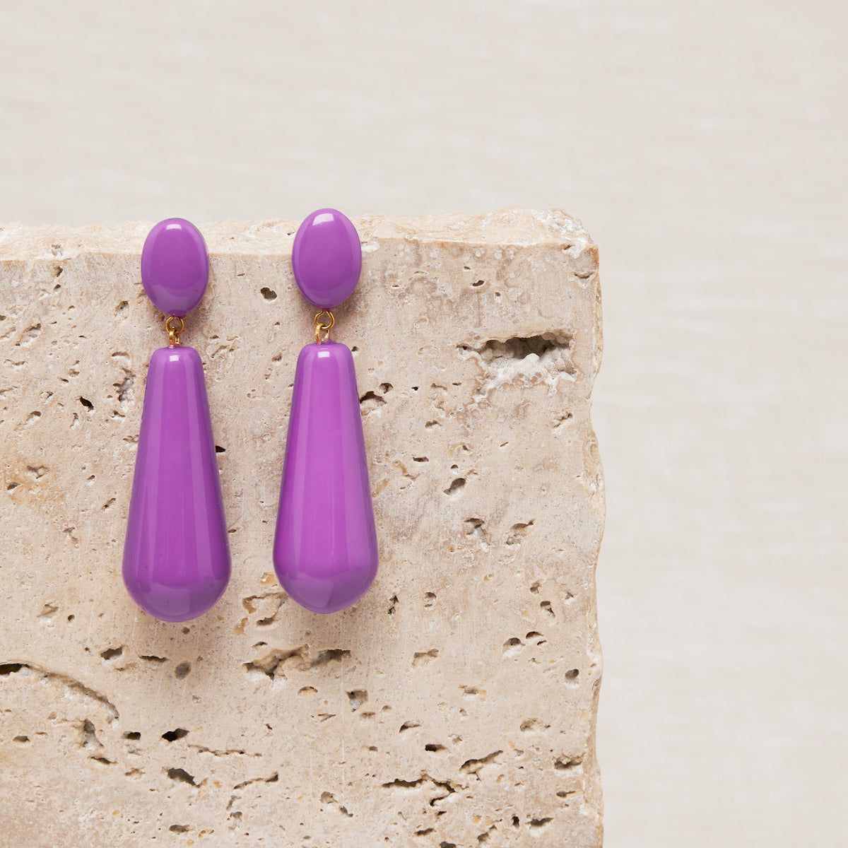 Boucles D'Oreilles Gala Purple
