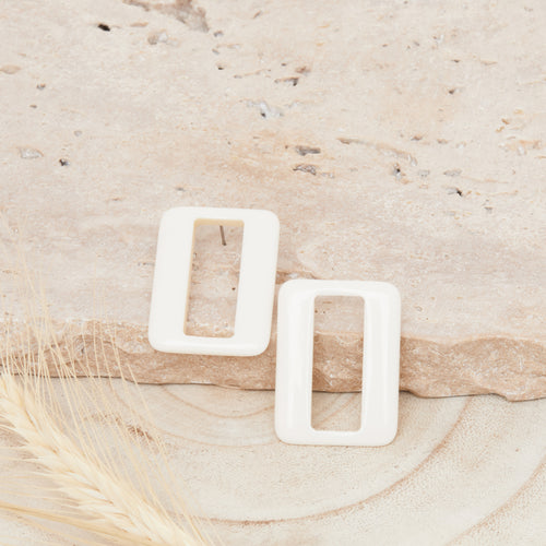 Boucles D'Oreilles Viola Ecru