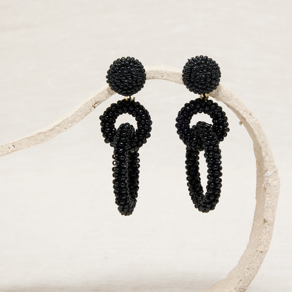 Boucles D'Oreilles Orianna Noir