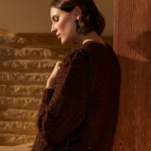 Boucles D'Oreilles Orianna Paon