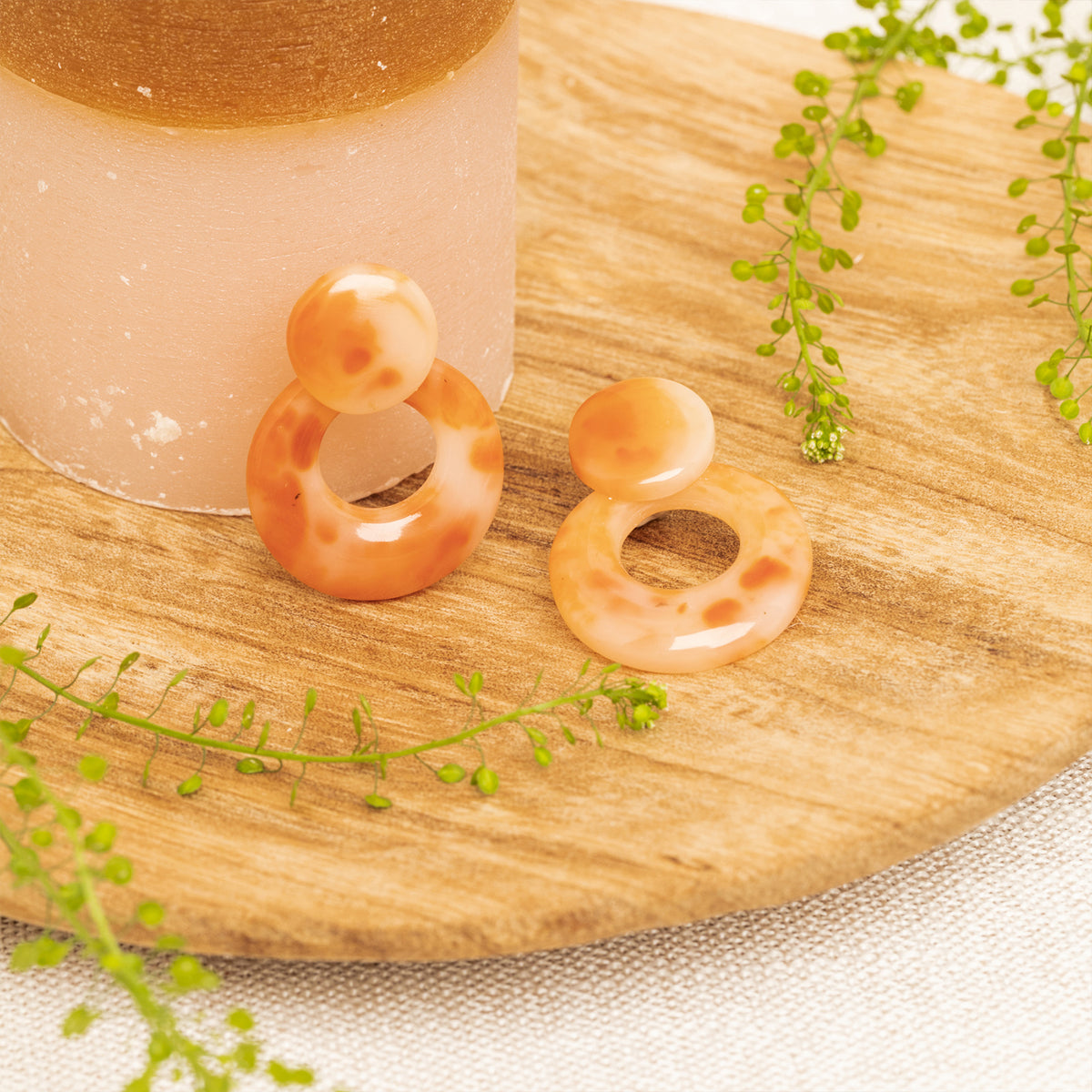Boucles D'Oreilles Enza Oranger