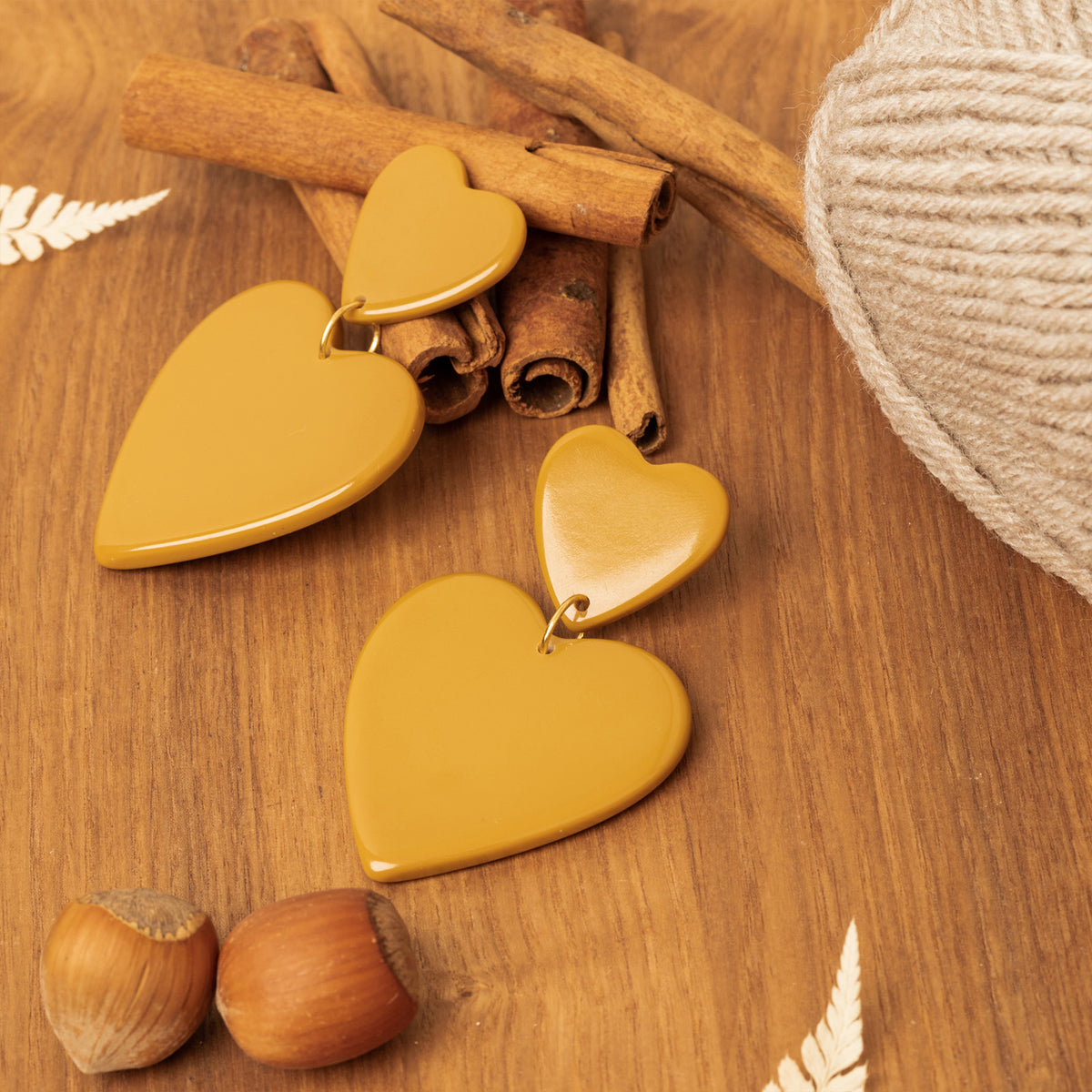 Boucles D'Oreilles Theophile Ambre