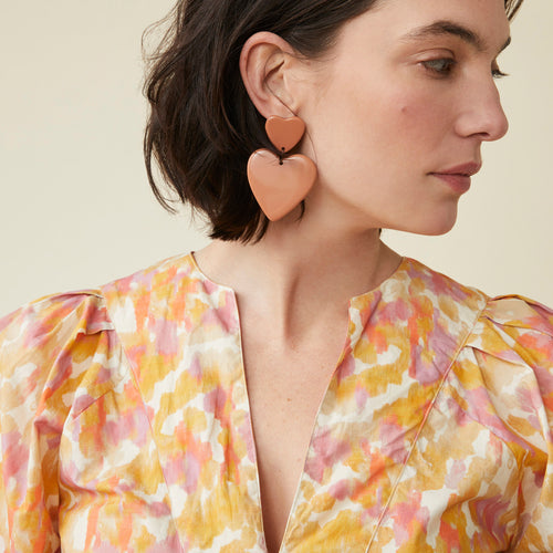 Boucles D&#39;Oreilles Theophile Terracotta