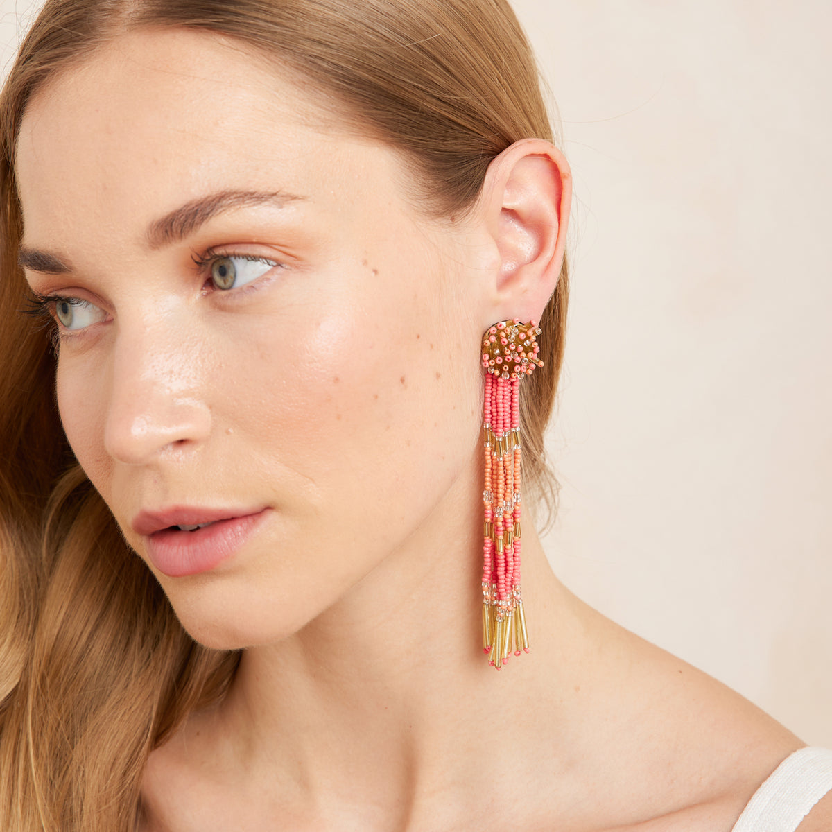 Boucles D'Oreilles Isaure Fraise