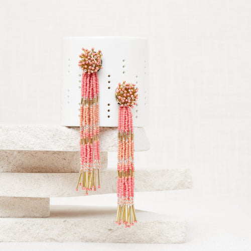 Boucles D'Oreilles Isaure Fraise