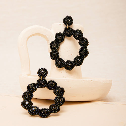 Boucles D&#39;Oreilles  Paloma Noir