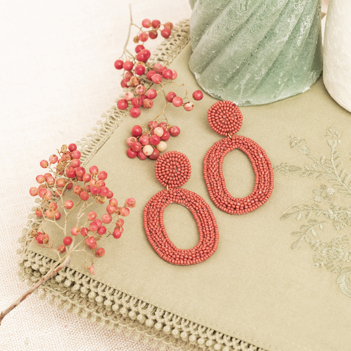 Boucles D'Oreilles Olympe Bruyere
