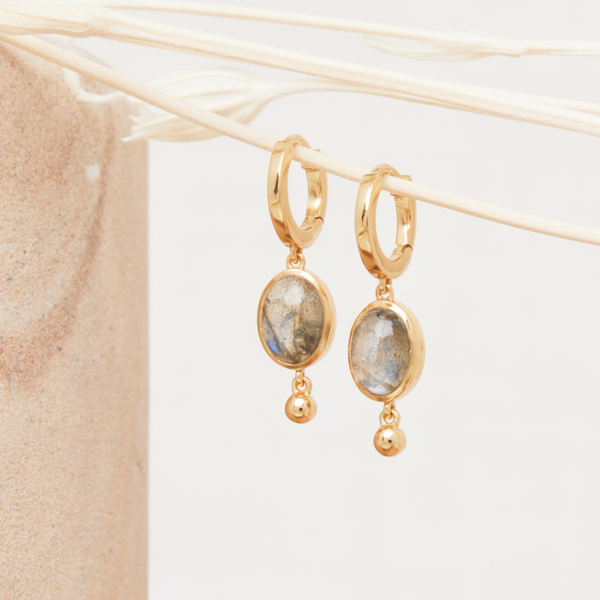 Créoles Bianka Labradorite