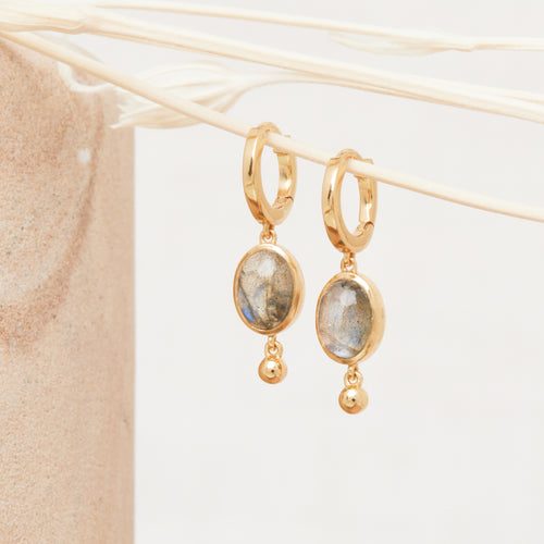 Créoles Bianka Labradorite